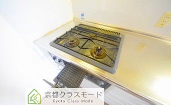3口ガスコンロ（グリル付）