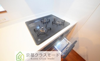 3口ガスコンロ＆グリル
