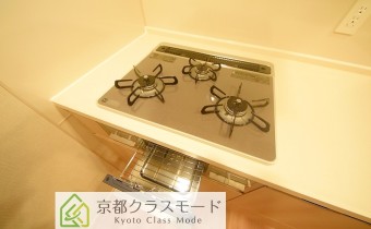 3口ガスコンロ（グリル付）