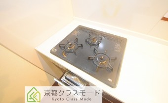 3口ガスコンロ（グリル付き）