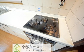 3口ガスコンロ（グリル付）