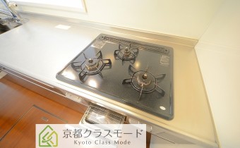 3口ガスコンロ（グリル付）
