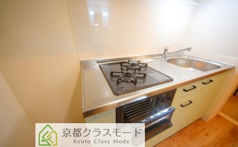 2口ガスコンロ（グリル付き）