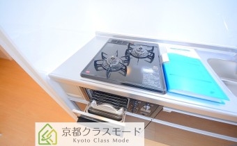 2口ガスコンロ（グリル付）