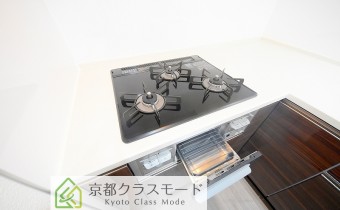 3口ガスコンロ＆グリル