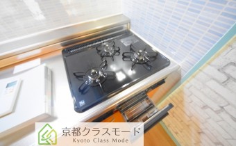 3口ガスコンロ（グリル付き）