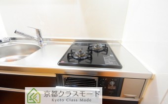 2口ガスコンロ（グリル付）
