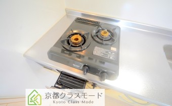 2口ガスコンロ（グリル付）