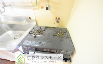 2口ガスコンロ（残置物）