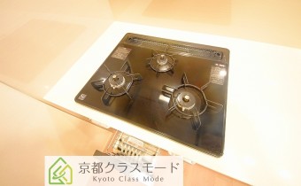 3口ガスコンロ＆グリル