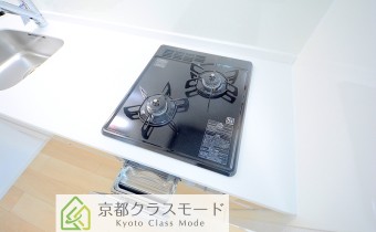 2口ガスコンロ（グリル付）