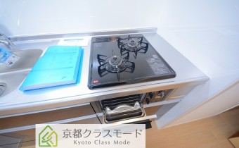 2口ガスコンロ（グリル付）