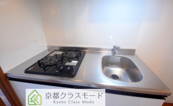 2口ガスコンロ＆シンク