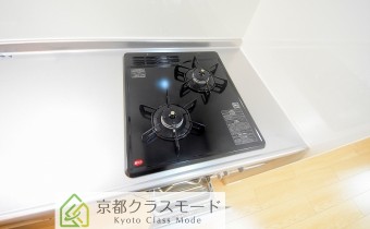 2口ガスコンロ（グリル付き）