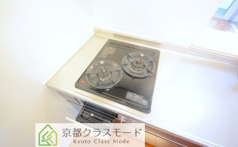 2口ガスシステムキッチン（グリル付）