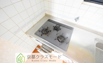 3口ガスコンロ＆グリル