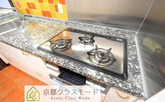 3口ガスコンロ（グリル付き）