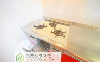 3口ガスコンロ＆グリル