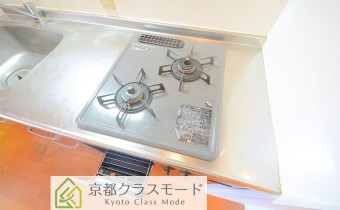 2口ガスコンロ（グリル付）