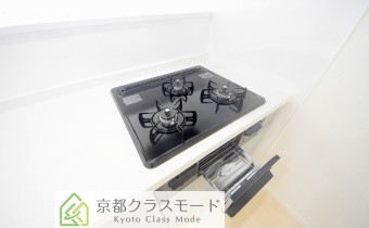 3口ガスコンロ＆グリル