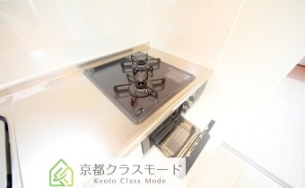 2口ガスコンロ（グリル付き）