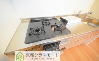 3口ガスコンロ（グリル付き）
