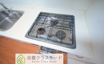 3口ガスコンロ(グリル付)