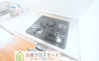 3口ガスコンロ（グリル付）