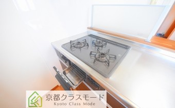 3口ガスコンロ（グリル付）