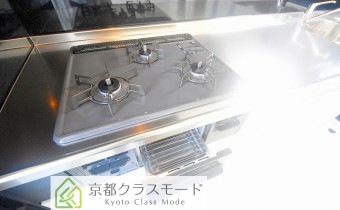 3口ガスコンロ＆グリル