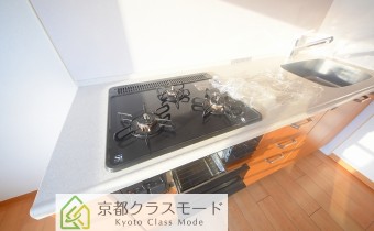 3口ガスコンロ＆グリル