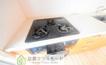 3口ガスコンロ＆グリル