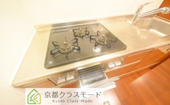 3口ガスコンロ＆グリル