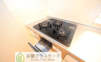 3口ガスコンロ＆グリル