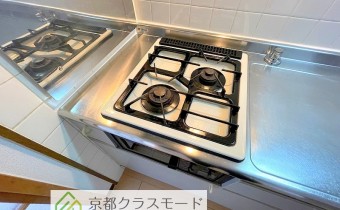 2口ガスコンロ（グリル付き）