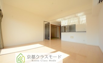 床暖房完備の16.6帖のカウンターキッチンタイプLDK♪