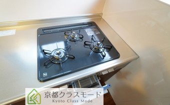 3口ガスコンロ＆グリル