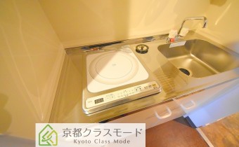 1口IHコンロ※同マンション反転タイプの写真です