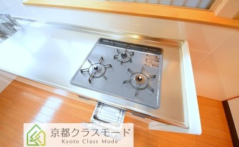 3口ガスコンロ（グリル付）