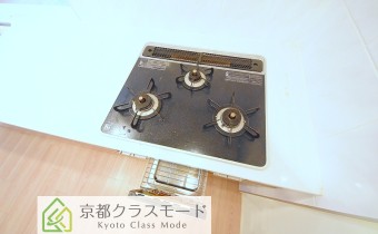 3口ガスコンロ＆グリル