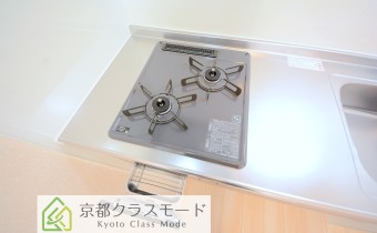 2口ガスコンロ（グリル付）