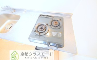 2口ガスコンロ（グリル付）