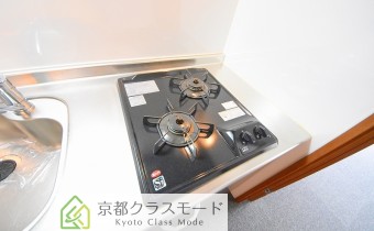2口ガスコンロ※同マンション反転タイプの写真です