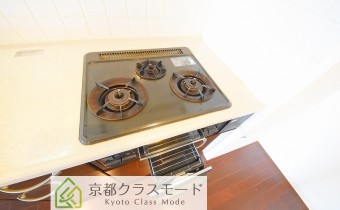 3口ガスコンロ＆グリル
