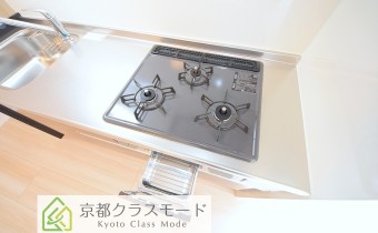 3口ガスコンロ＆グリル