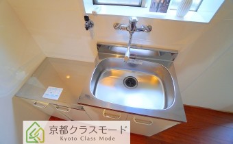 2口ガスコンロ設置可（調理台設置します）