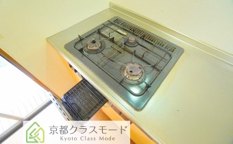 3口ガスコンロ＆グリル