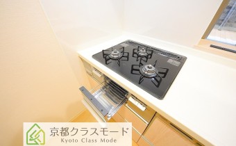 3口ガスコンロ（グリル付き）