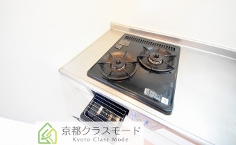 2口ガスコンロ＆グリル※同ハイツ別タイプの写真です