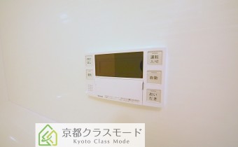 追い焚き機能パネル
